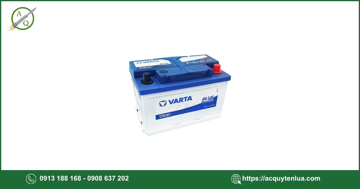 Bình ắc quy VARTA - 57539 (DIN 75)