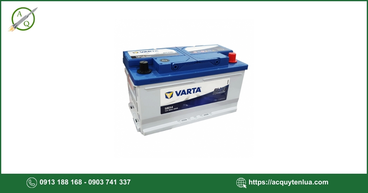 Bình ắc quy VARTA - 58014 (DIN 80)