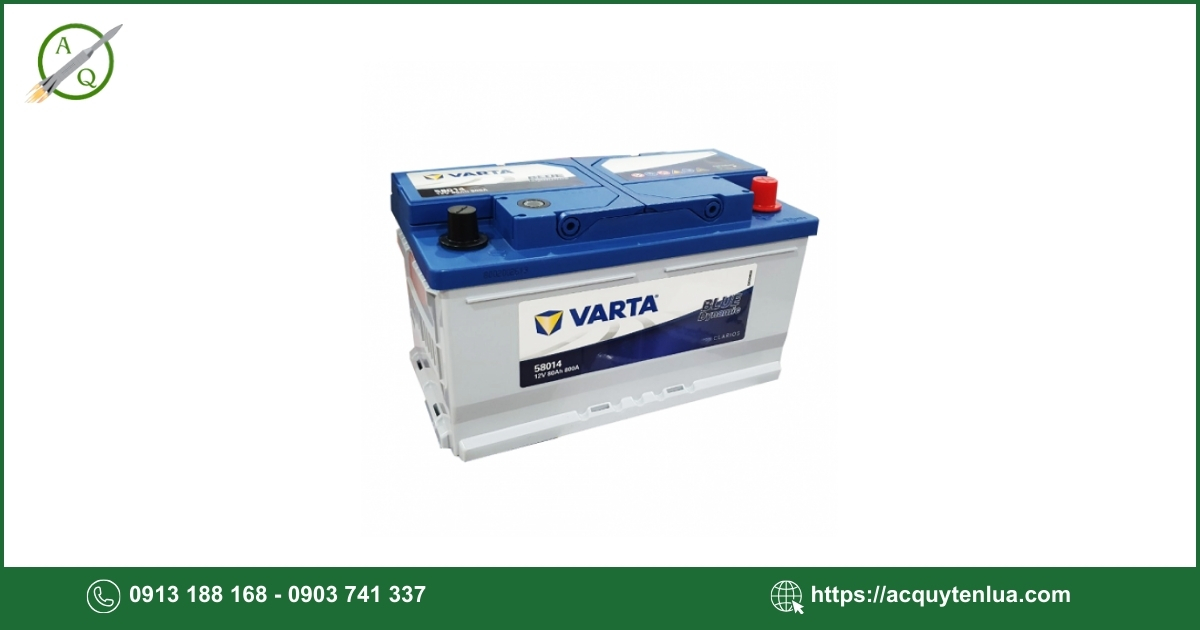 Bình ắc quy VARTA - 58014 (DIN 80)