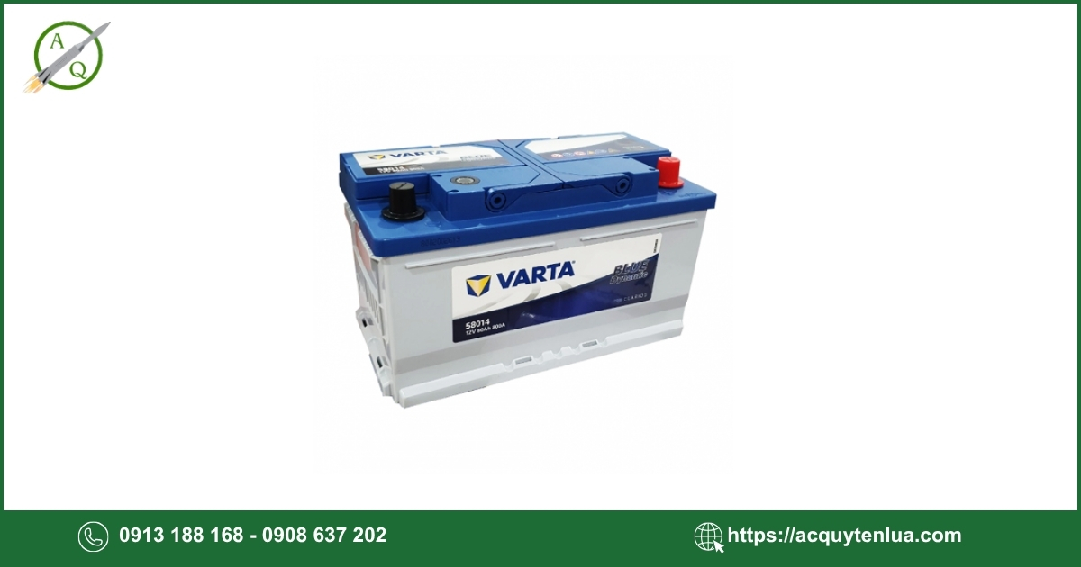 Bình ắc quy VARTA - 58014 (DIN 80)