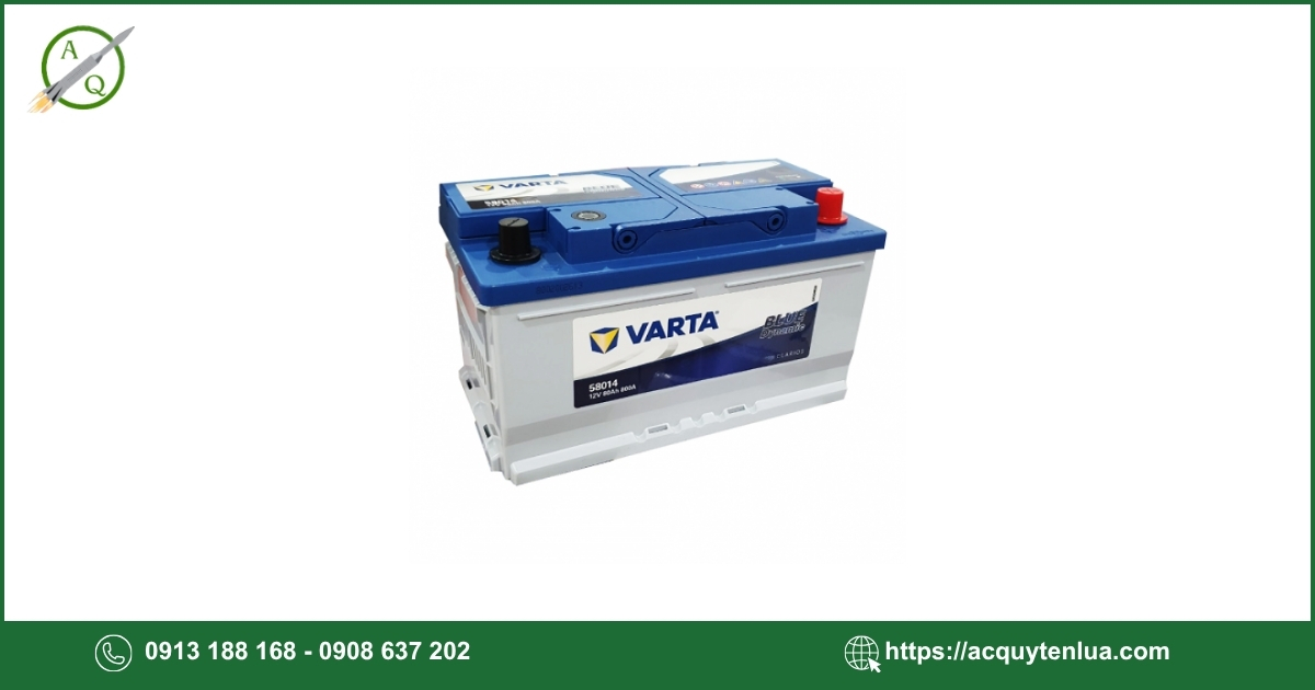 Bình ắc quy VARTA - 58014 (DIN 80)