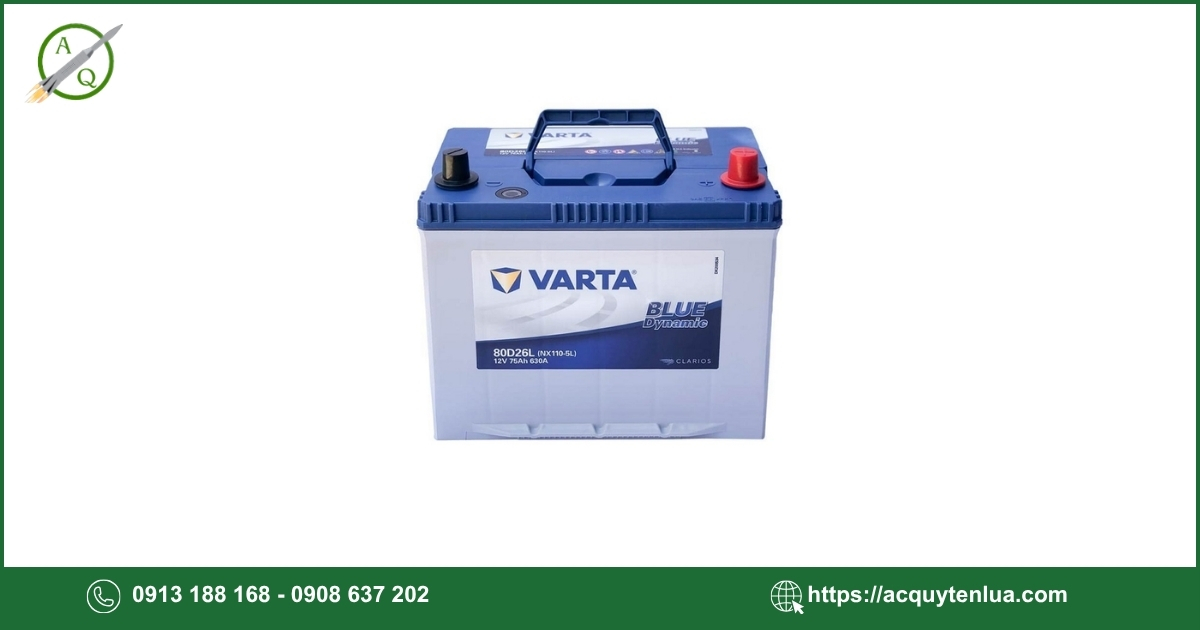 Bình ắc quy VARTA 80D26L