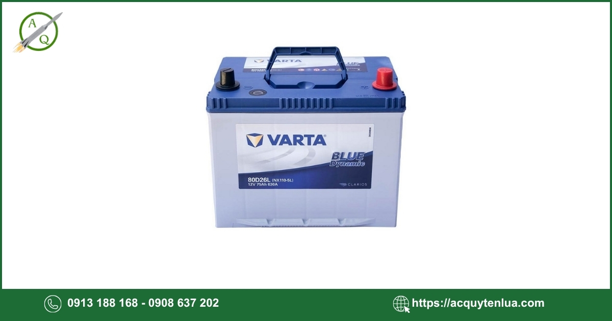Bình ắc quy VARTA 80D26L