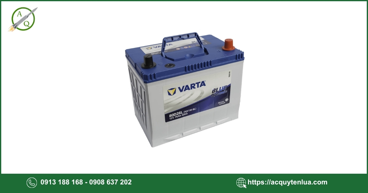 Bình ắc quy VARTA 80D26L