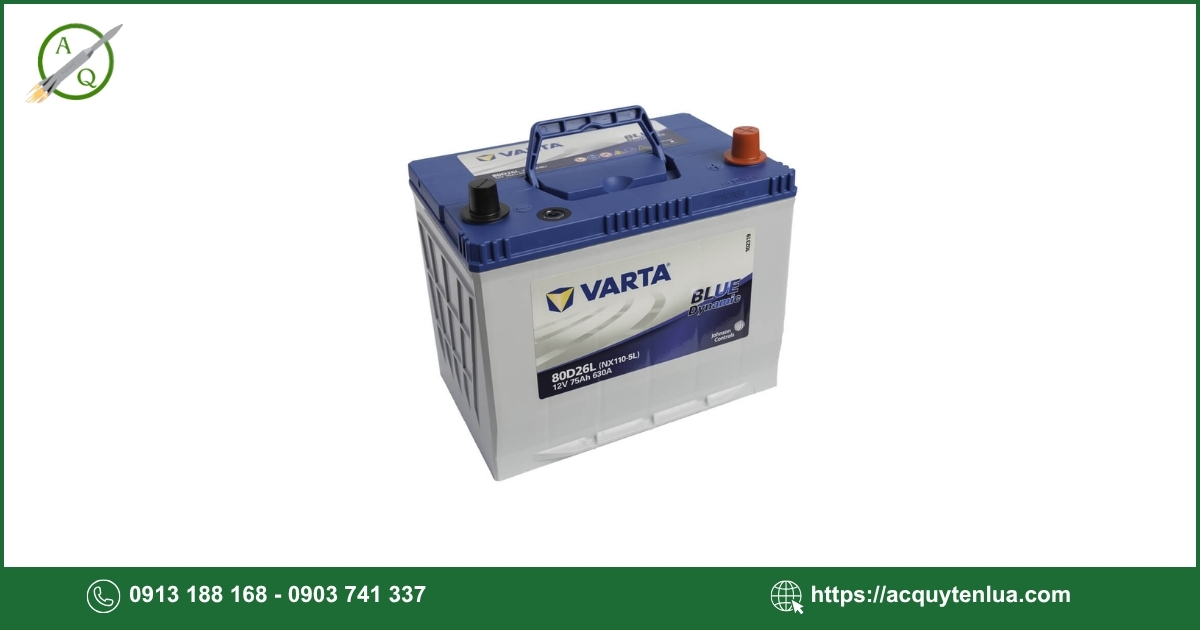 Bình ắc quy VARTA 80D26L