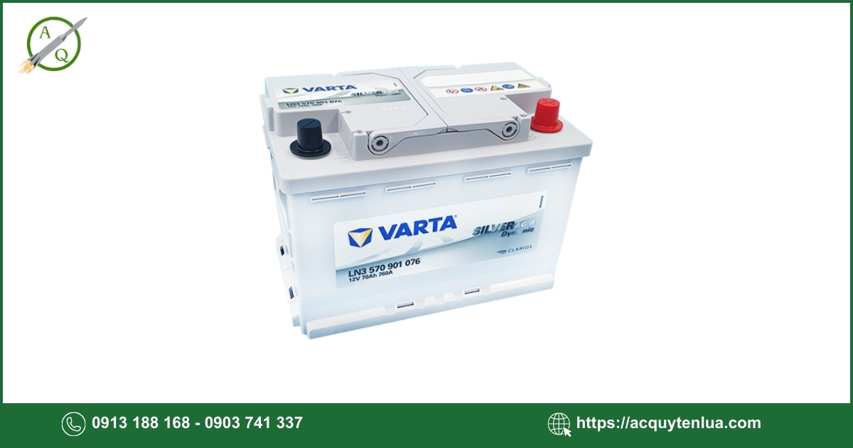 Bình ắc quy VARTA - AGM LN3 ( DIN70 )