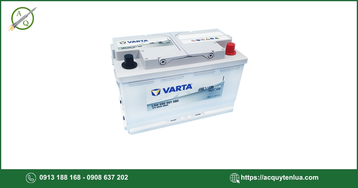Bình ắc quy VARTA - AGM LN4 (DIN80)