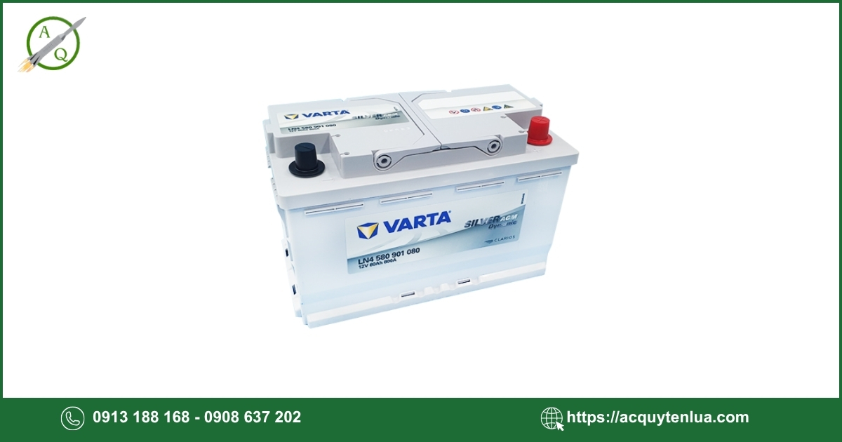 Bình ắc quy VARTA - AGM LN4 ( DIN80 )