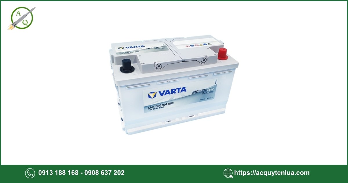 Bình ắc quy VARTA - AGM LN4 ( DIN80 )