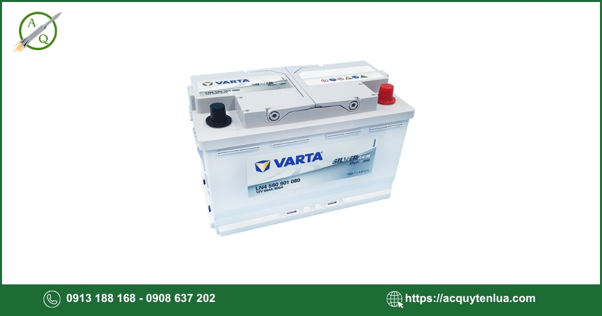 Bình ắc quy VARTA - AGM LN4 ( DIN80 )