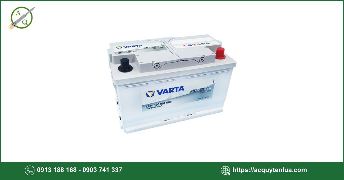 Bình ắc quy VARTA - AGM LN4 ( DIN80 )