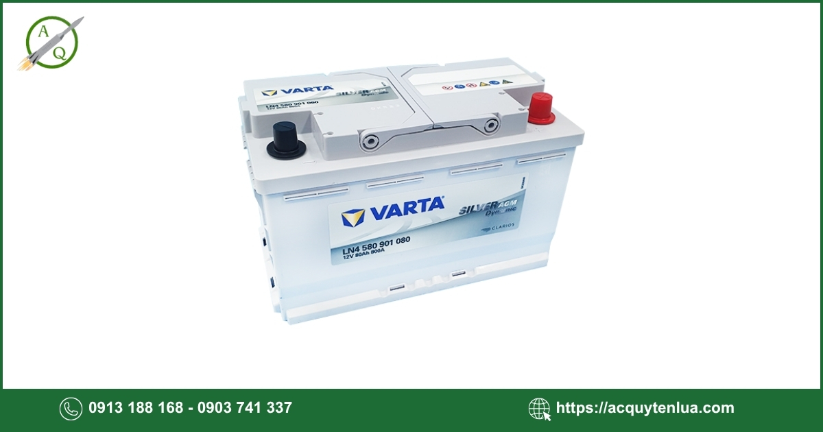 Bình ắc quy VARTA - AGM LN4 (DIN80)