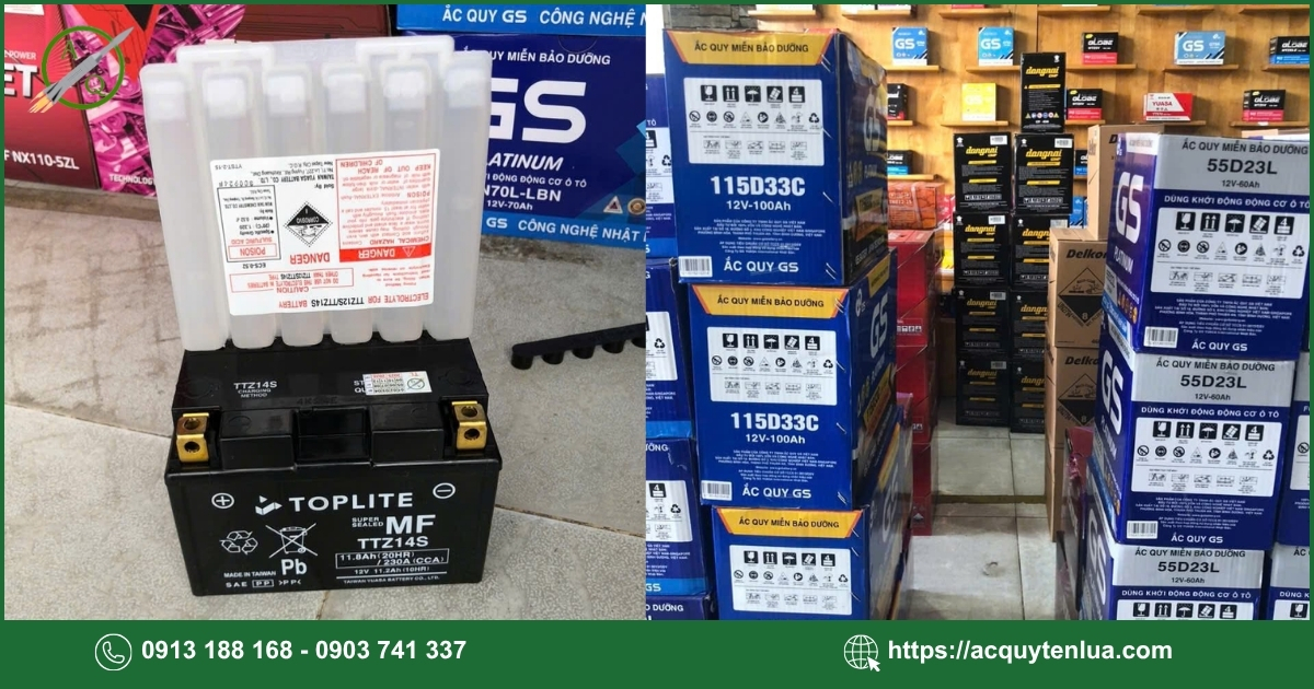 Bình ắc quy xe Ford S-Max là bình nào?