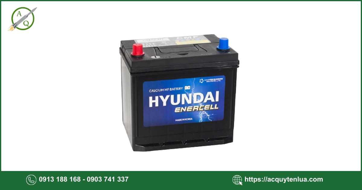 Bình ắc quy xe Hyundai Amica là bình nào?