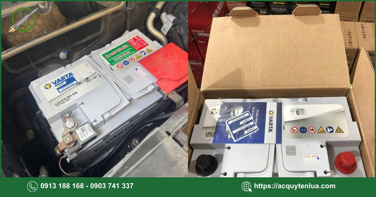 Bình ắc quy xe Mazda Biante là bình nào?