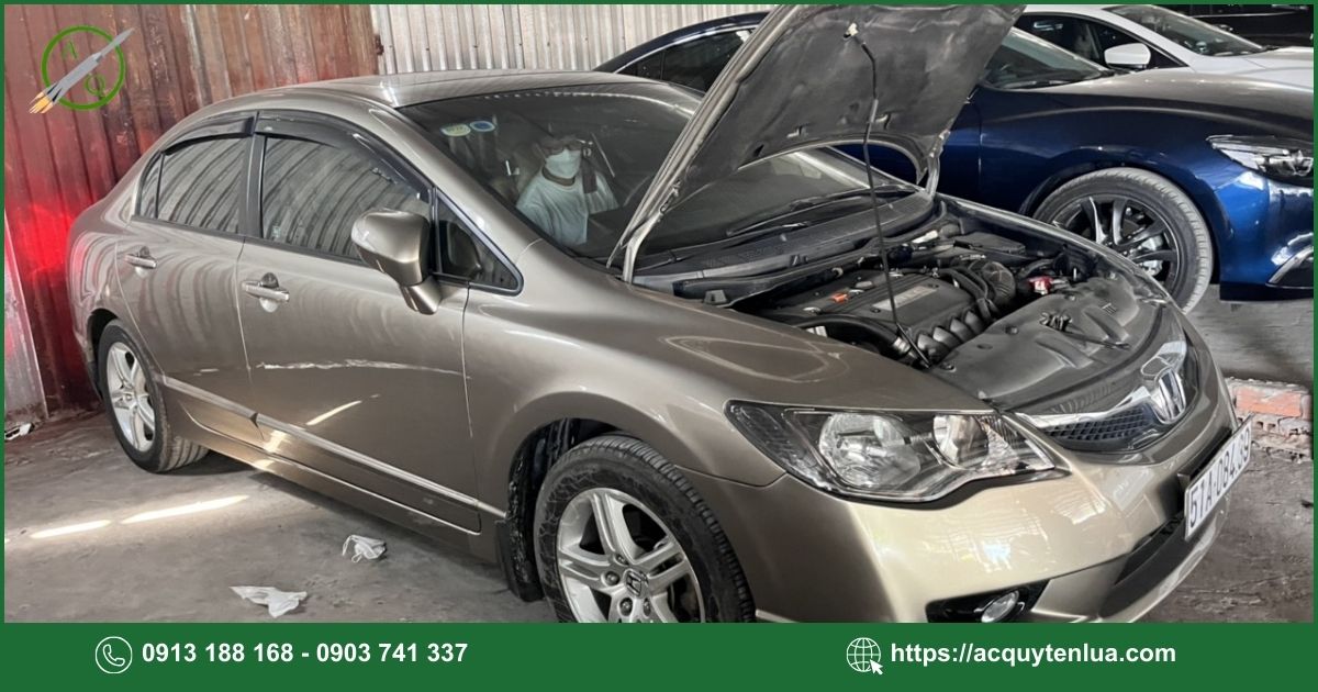 Các dấu hiệu nhận biết bình ắc quy xe Honda Civic RS cần thay thế