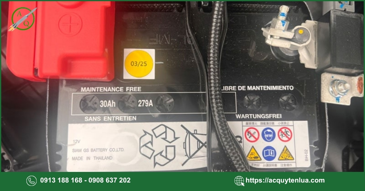 Dấu hiệu cần thay bình ắc quy xe Mazda 8