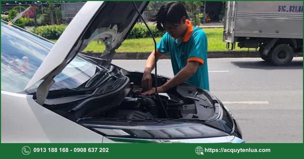 Hướng dẫn tự thay bình ắc quy Kia Sorento tại nhà