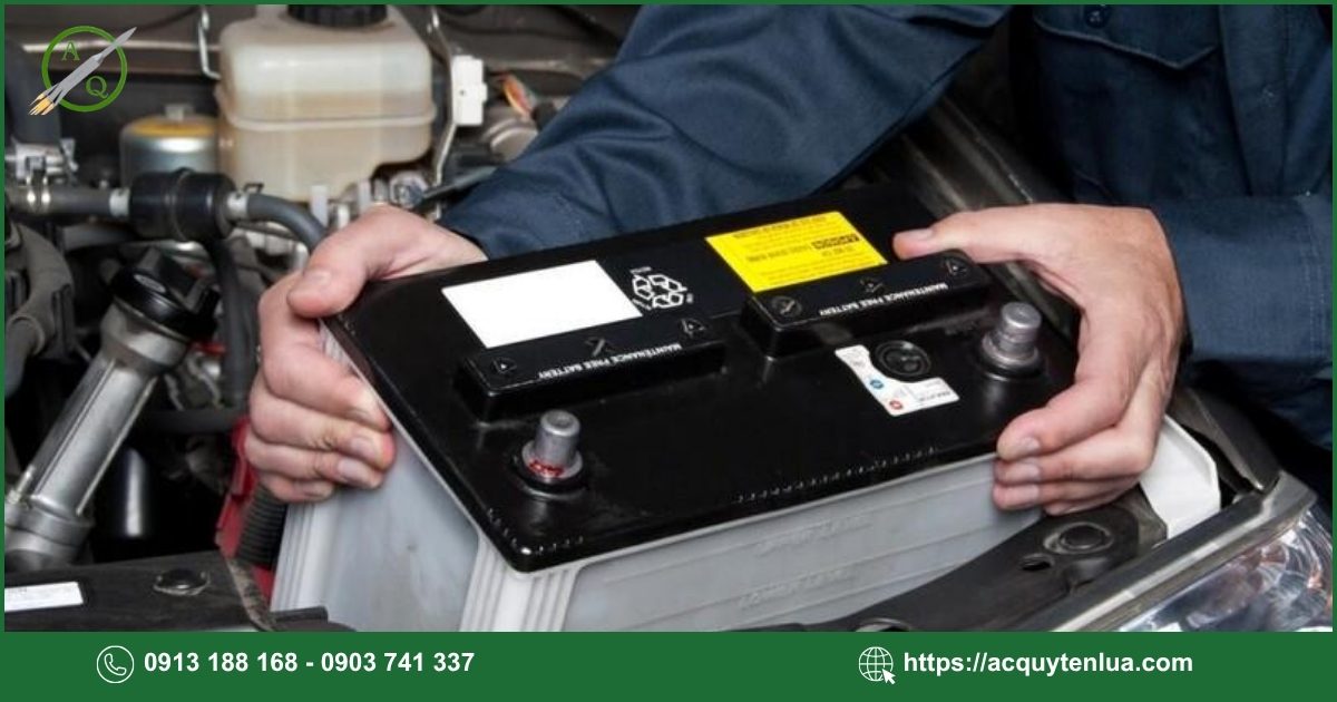 Quy trình thay ắc quy xe Mitsubishi Zinger tại Ắc Quy Tên Lửa