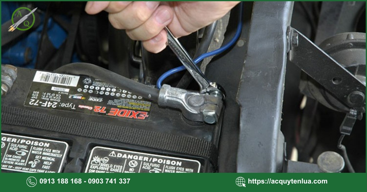 Quy trình thay ắc quy xe Nissan Terra tại Ắc Quy Tên Lửa