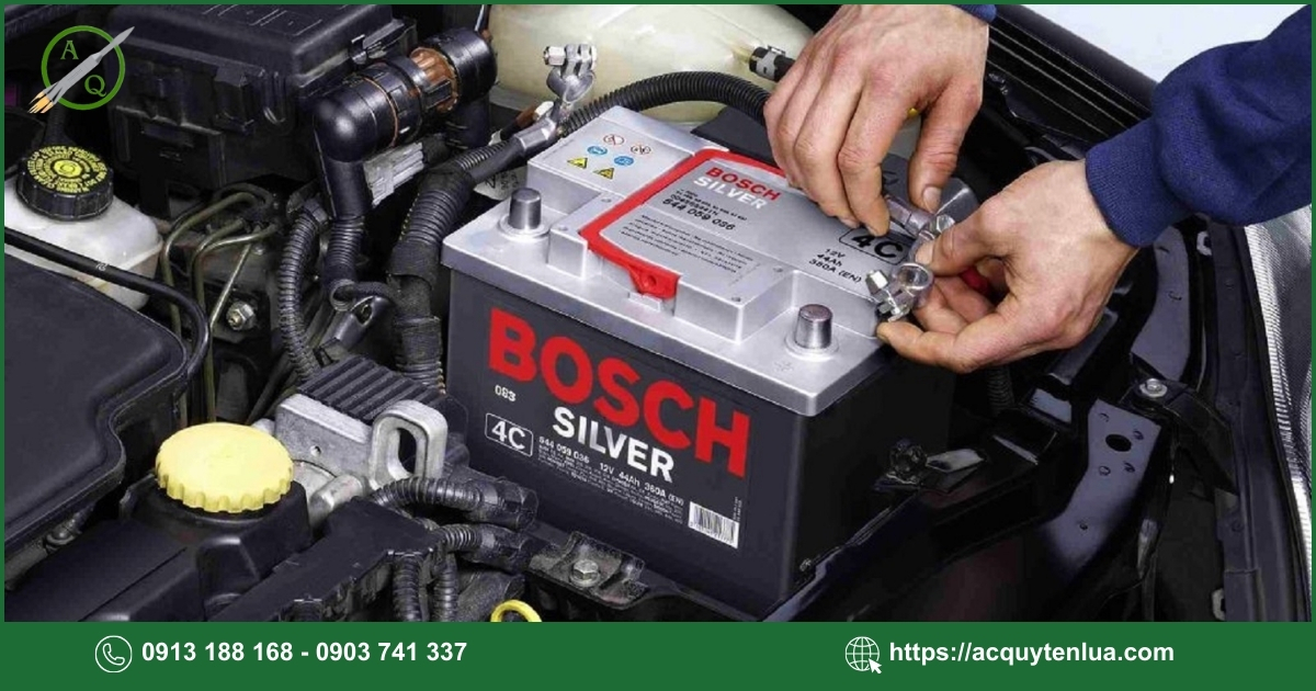 Quy trình thay bình ắc quy cho xe Toyota Granvia