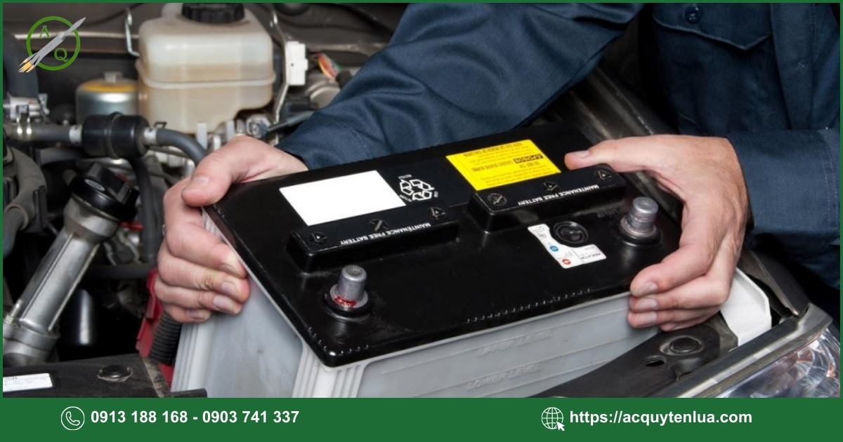 Quy trình thay bình ắc quy cho xe Toyota Veloz