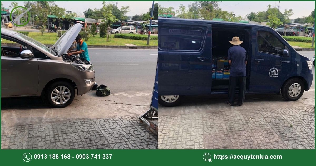 Quy trình thay bình ắc quy xe Honda Fit tại Ắc Quy Tên Lửa