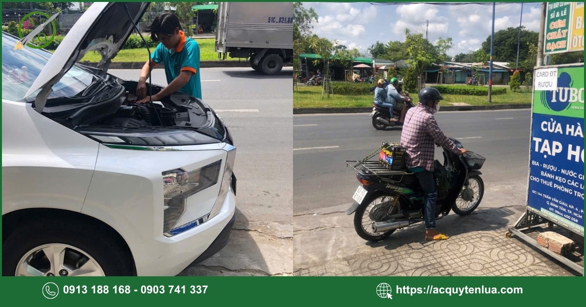 Quy trình thay bình ắc quy xe Suzuki XL7