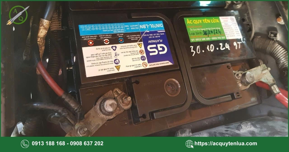 Sau khi thay bình ắc quy, cần kiểm tra những gì?